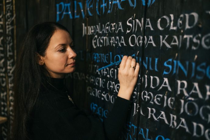 Kalligraaf Tatiana Iakovleva